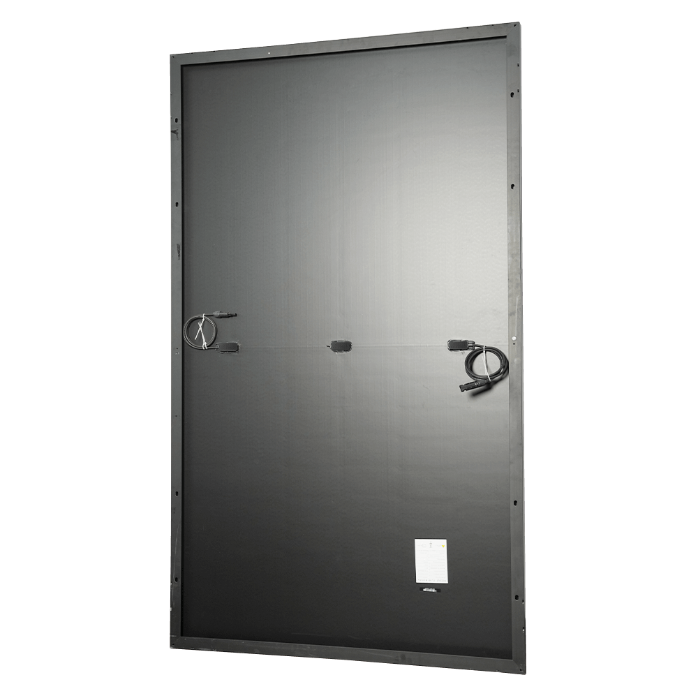 M166H660 350-385W Enkelglas Helsvart