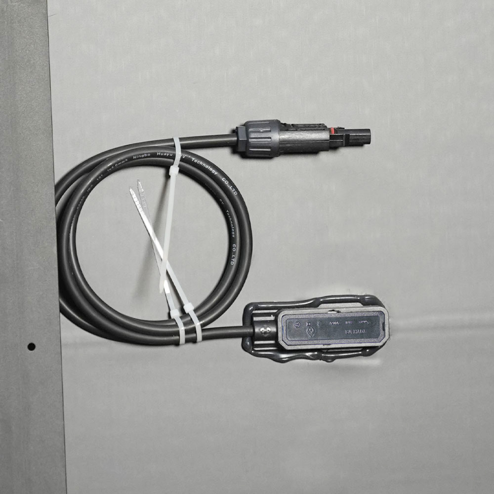 M166H660 350-385W Enkelglas Helsvart
