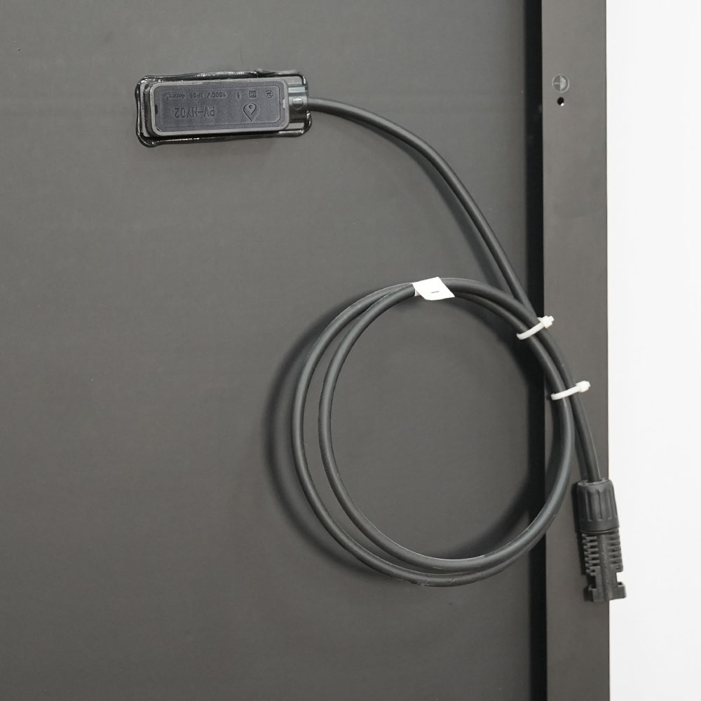 M166H660 350-385W Enkelglas Helsvart